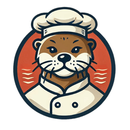Mascotte Loutre Faim – une loutre chef
