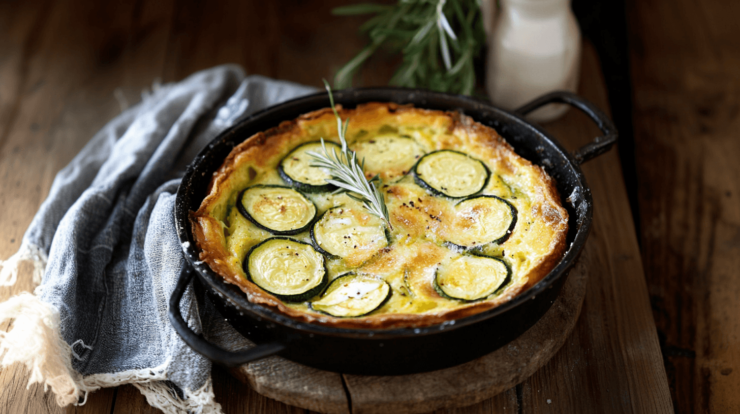Image de l'article: Clafoutis au chèvre et courgettes : la recette saine et gourmande